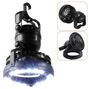 HAITRAL 2IN2 Portable LED Camping Lantern with Ceiling Fan