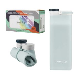 Mountop Collapsible Silicone Water Bottle