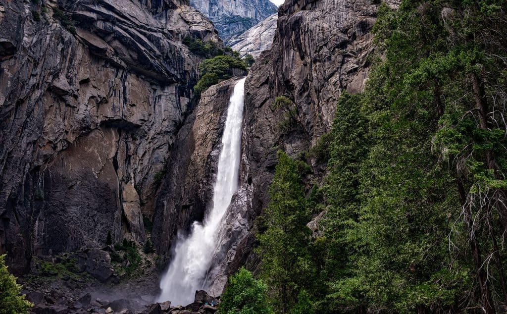 Yosemite National Park Waterfall