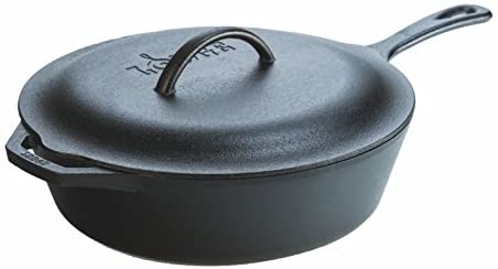 Lodge Cast Iron Deep Skillet with Lid