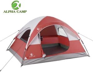 ALPHA CAMP 3 Person Camping Dome Tent