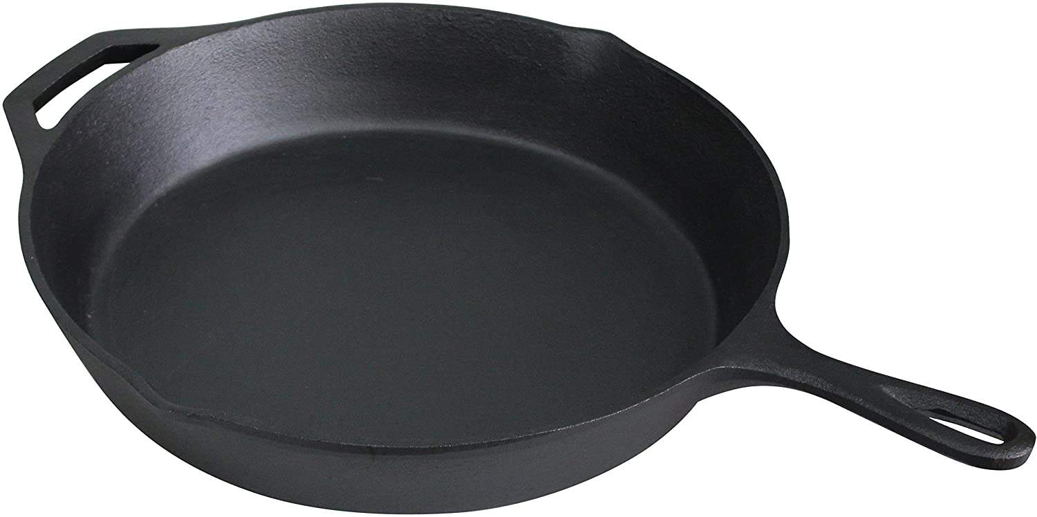 Ewei's Homeware 12 inch Pre Seasoned Cast Iron Skillet Pan