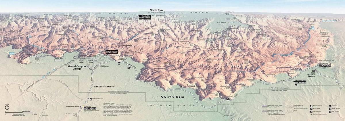 Grand Canyon Map