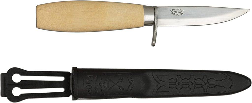 Morakniv Wood Carving Junior 73/164 Knife with Carbon Steel Blade, 3.0-Inch