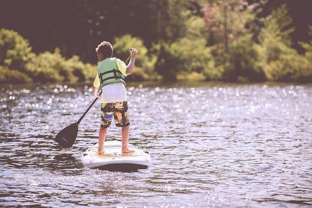 Paddle Boarding Kid