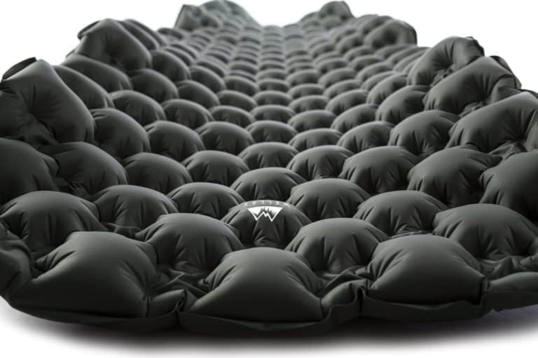 black sleeping pad