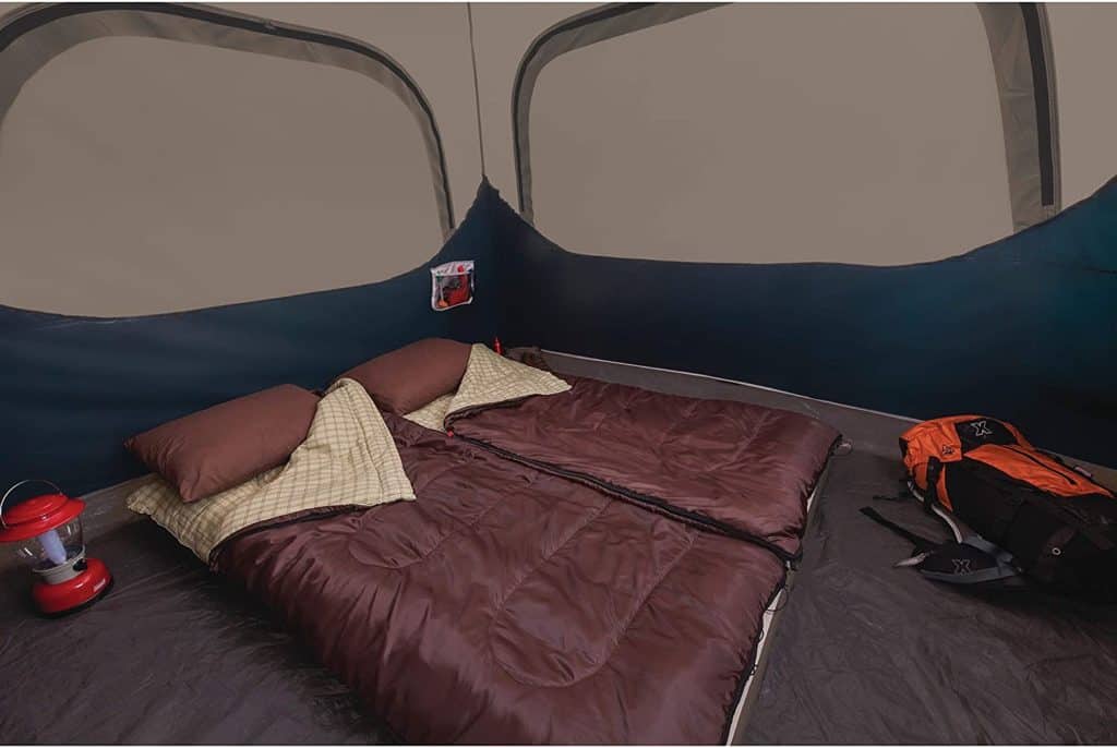 Coleman Instant Cabin Tent Interior