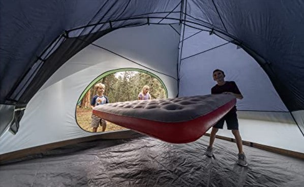 Interior of Coleman Skydome Tent