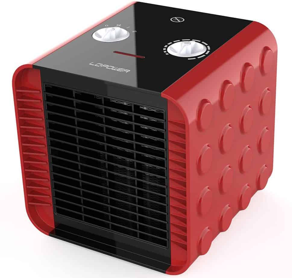 LCPOWER Electric Ceramic Heater Fan