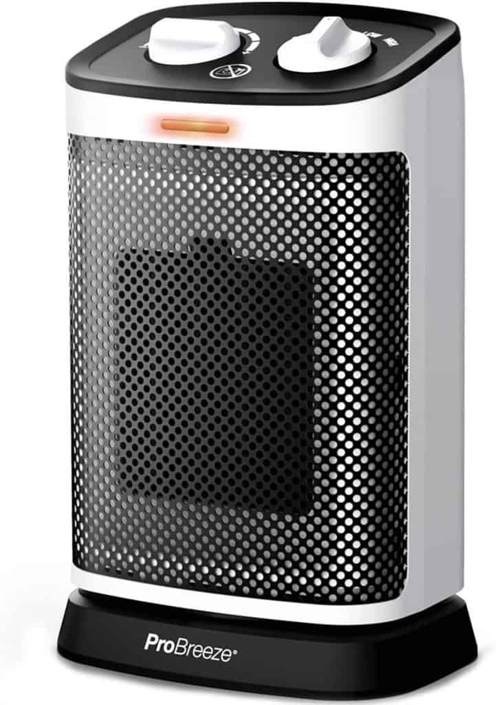 Pro Breeze Mini Oscillating Ceramic Space Heater