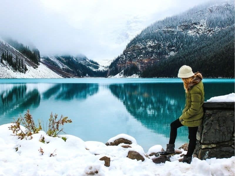 Hiking in the Snow